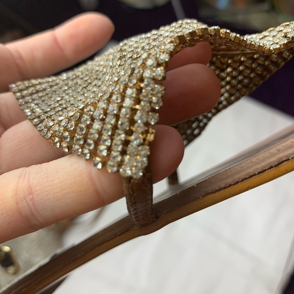 steve madden jeweled tan sandals - Picture 5 of 5